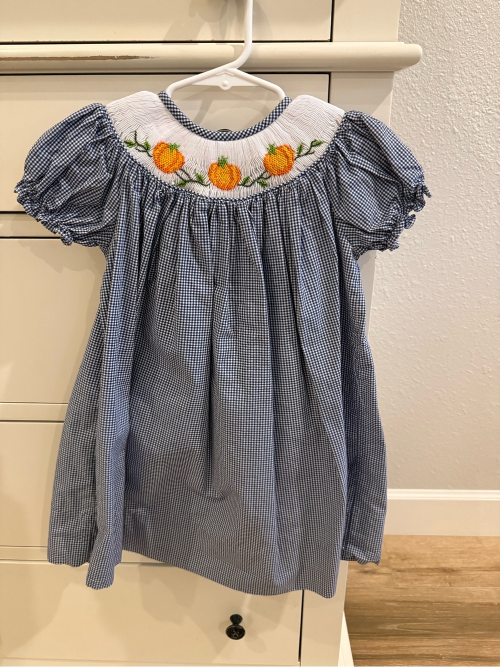 Smocked Pumpkin Dress